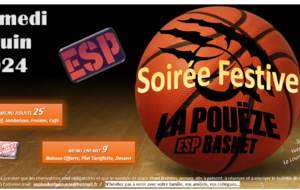 Soirée CLUB ESP Basket - Samedi 8 juin 2024